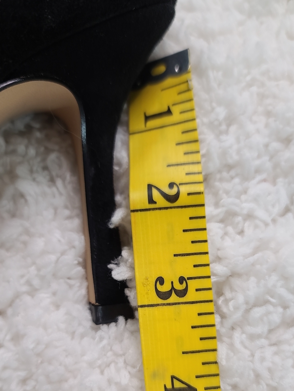 Ann Taylor Black Suede Pointed Mary-Jane Ankle-Strap Heels - Picture 6 of 7